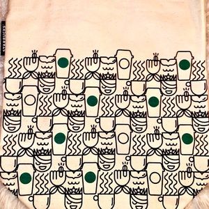 Siren Mermaid Coffee-cups Tote NWT